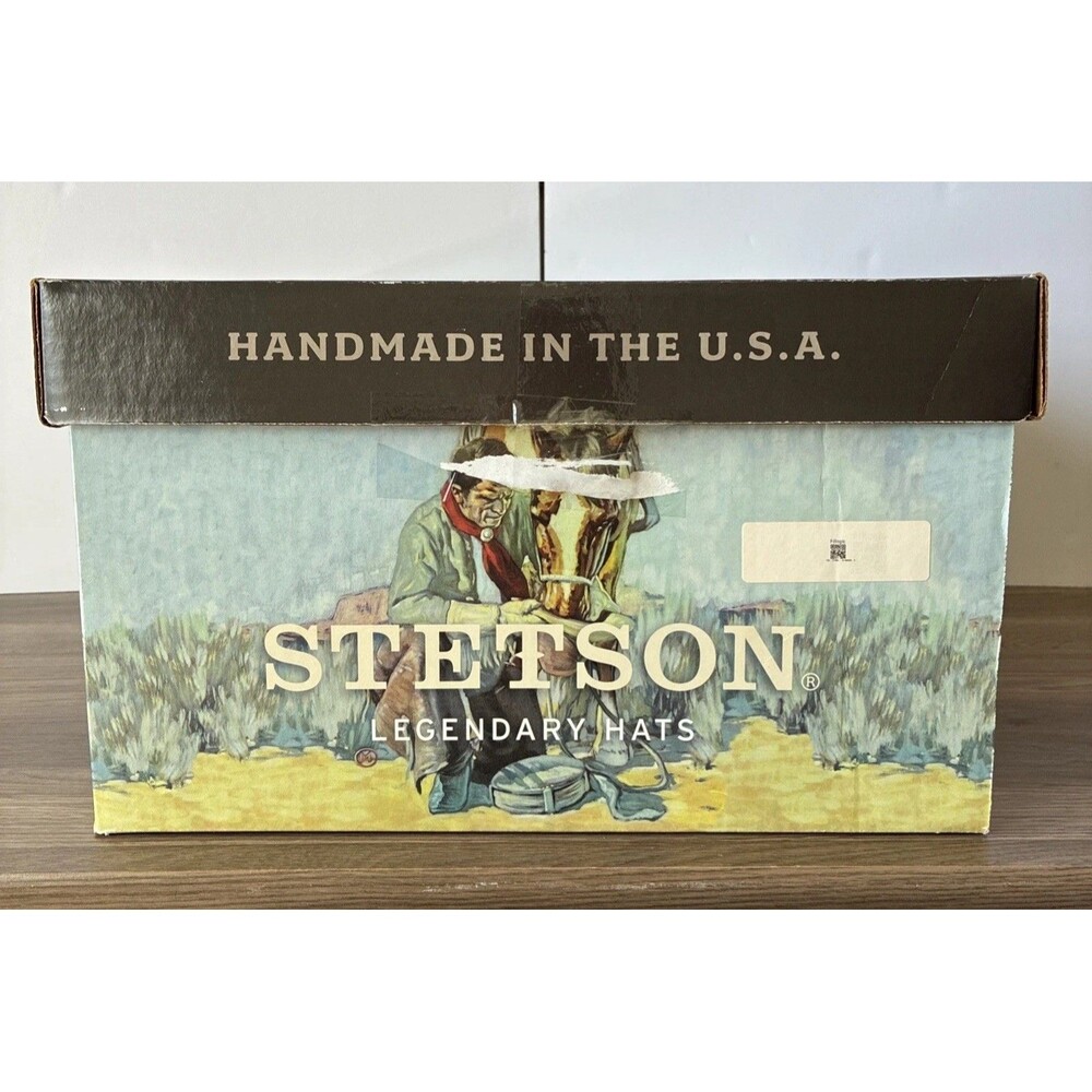 New In BOX, Stetson The Rawlins Cowboy Hat, Size Medium, KB Oak Brown, 3.5” Brim - Picture 7 of 16